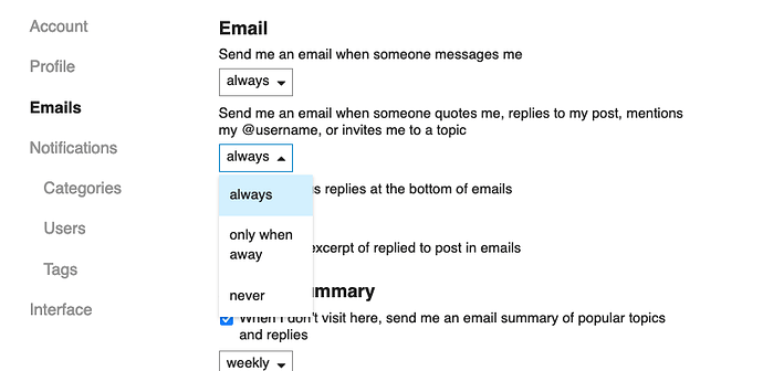 email-setting