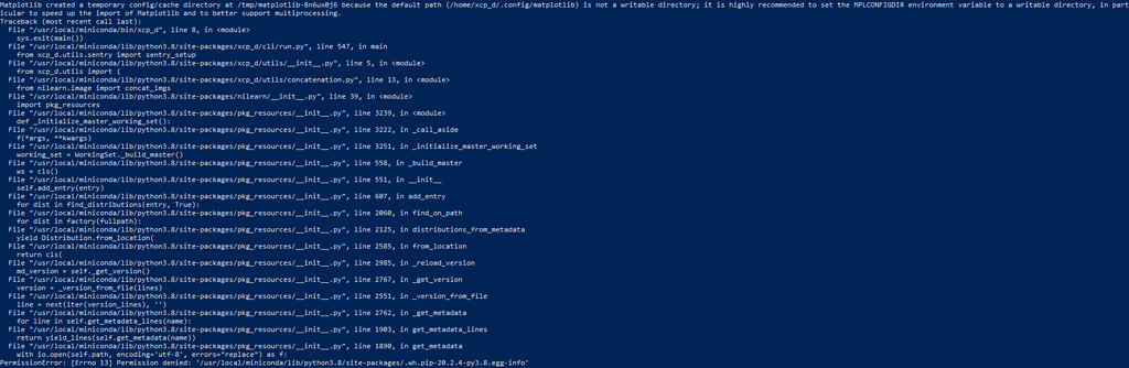 Xcp_d permission error with singularity on HPC - Software Support ...